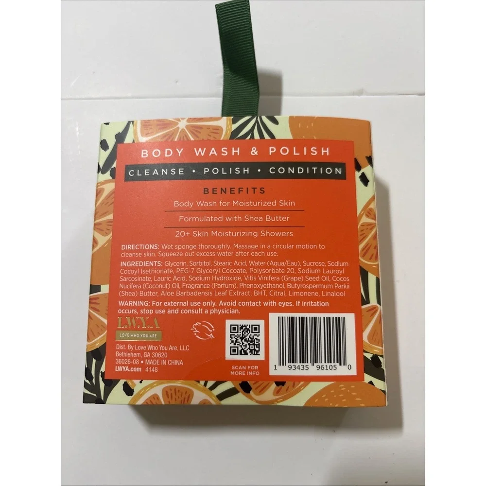 Body Wash and Polish - Orange You Fancy by LWYA for Women - 3 oz Body Wash